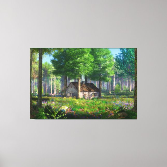Phantastes: The Forest Cottage Canvas Print (Front)