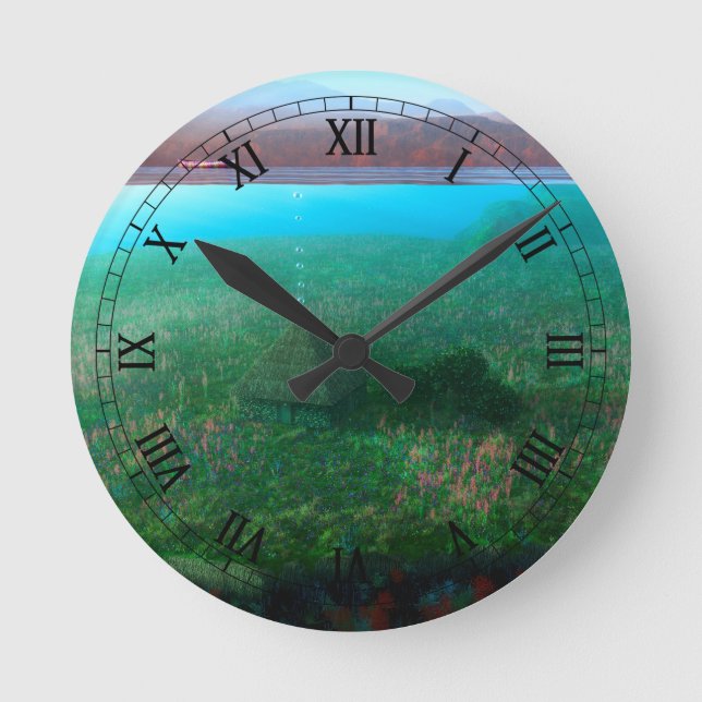 Phantastes: The Island Cottage Clock (Front)