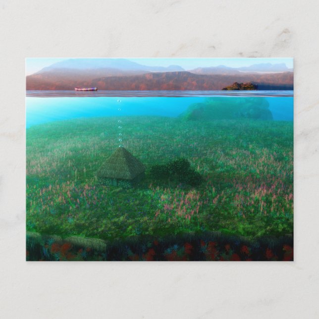 Phantastes: The Island Cottage Postcard (Front)