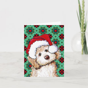 Phantom Goldendoodle Christmas Card