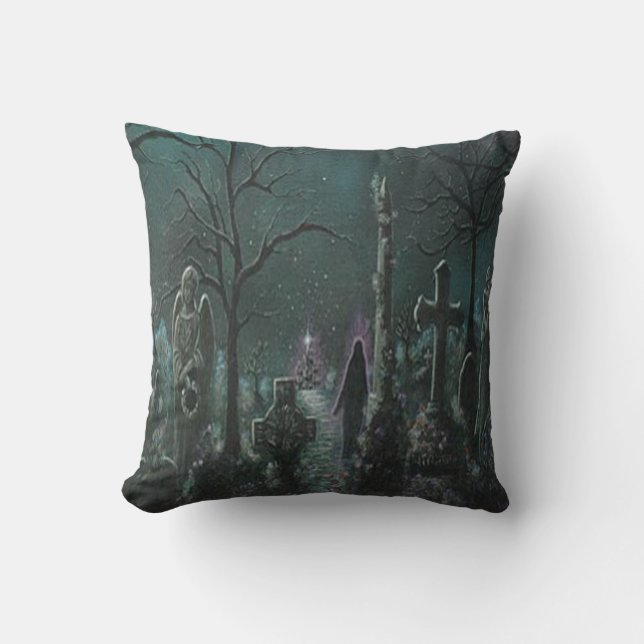 Phantom Graveyard Reversible Pillow (Front)