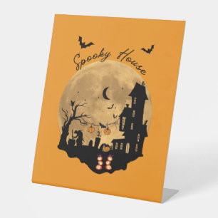 Phantom Home Décor by Hauntingly Fun Pedestal Sign