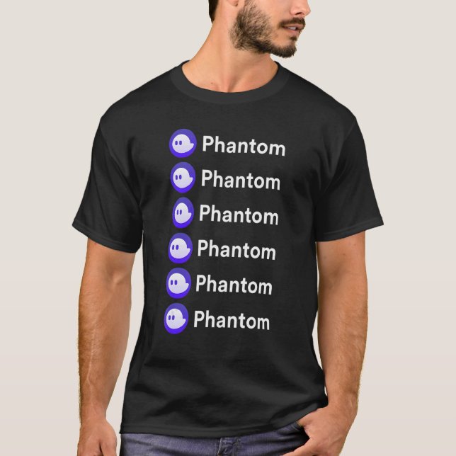 Phantom   Nft And Crypto Wallet On The Solana Netw T-Shirt (Front)