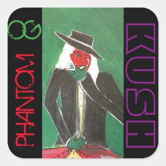 PHANTOM OG KUSH SQUARE STICKER