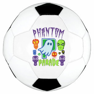 Phantom parade spooky ghost skull design football