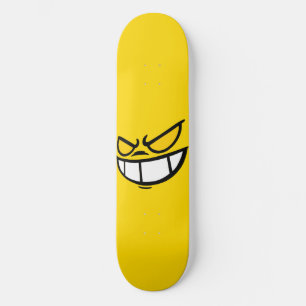 Phantom Smile™ Bold Yellow Skateboard Deck