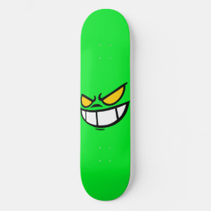 Phantom Smile™ Bright Green Skateboard Deck
