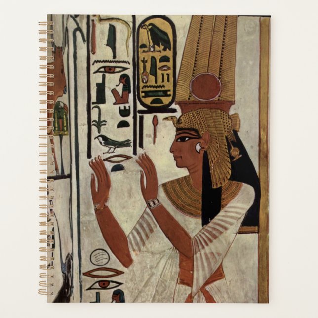 Pharaoh Ancient Egypt Tomb mural graffiti Artwork Planner (Front)
