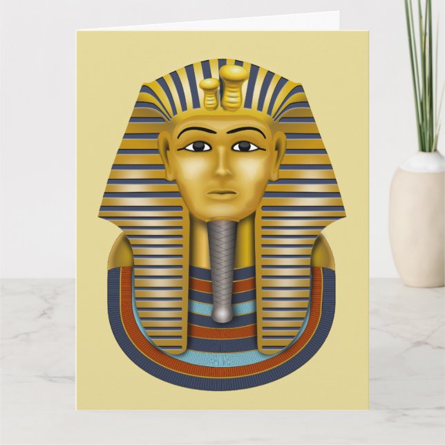 Pharaoh Bust Card (Front)