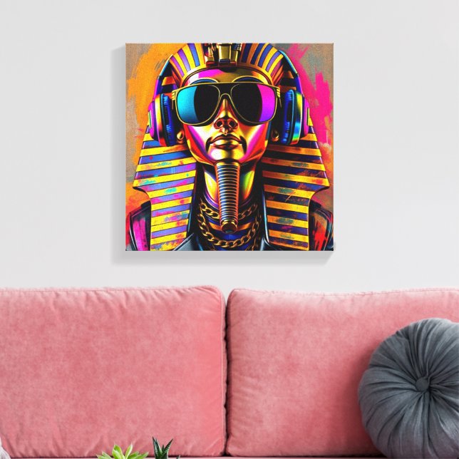 PHARAOH COOL CANVAS PRINT (Insitu(LivingRoom))