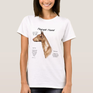 Pharaoh Hound History Design T-Shirt