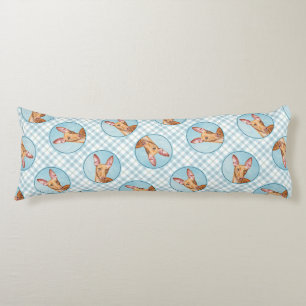 Pharaoh Hound Painting Chestnut Original Dog Art Body Cushion