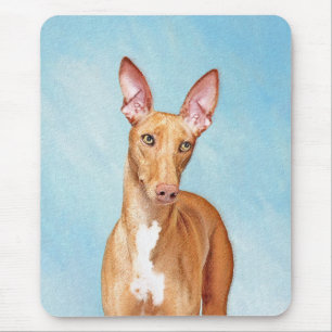 Pharaoh Hound Painting - Cute Original Dog Art Mouse Mat