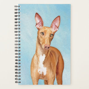 Pharaoh Hound Painting - Cute Original Dog Art Planner