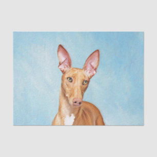 Pharaoh Hound Painting - Cute Original Dog Art Tissue Paper
