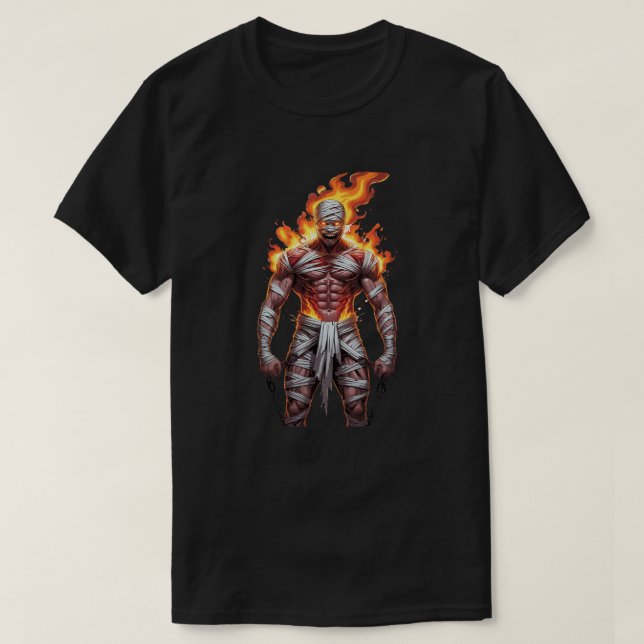 Pharaoh Spirit T-Shirt – Ancient Egyptian Style Ap (Design Front)