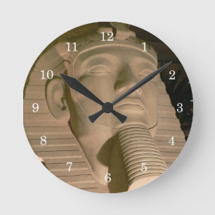 Pharaoh Statuette Wall Clock