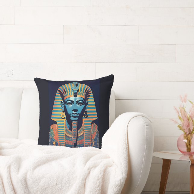 Pharaoh Throw Pillow (Couch)