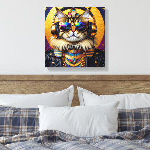 PHARAOH TUT-PERSIAN CAT 4 CANVAS PRINT