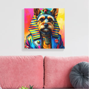 PHARAOH TUT-YORKSHIRE TERRIER 2 CANVAS PRINT