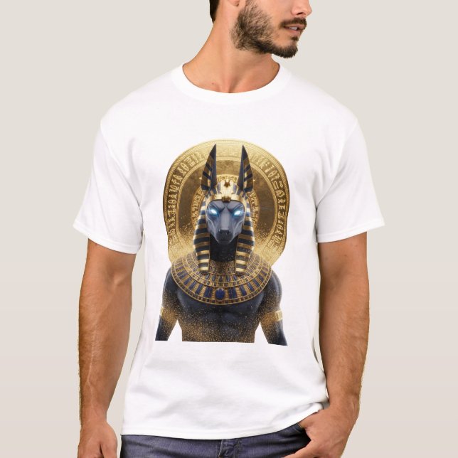 Pharaoh Vibes | Anubis Jackal | Ancient Egyptian G T-Shirt (Front)