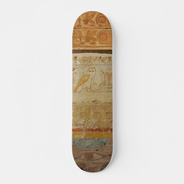 Pharaohnic Hieroglyphics KARNAK TEMPLE Skateboard (Front)