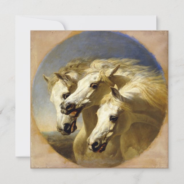 Pharaoh's Horses 1848 JF Herring, Sr Hi-Def Card (Front)