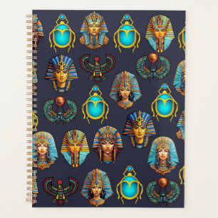 Pharaoh's Legacy: Antique Egyptian Patterns Planner