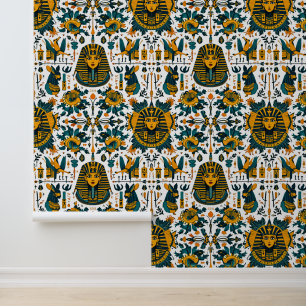 Pharaoh's Palette: Luxurious Egyptian Wallpaper