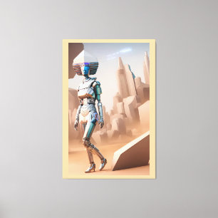 Pharaonics - Ken Gauge Art Canvas Print