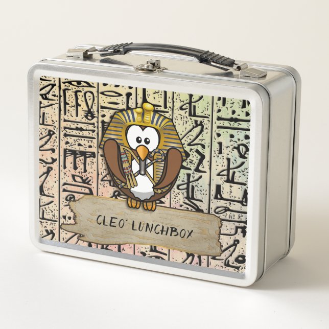 Pharaowl  - metal lunchbox (Front)