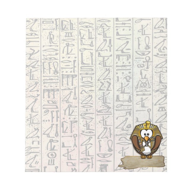 Pharaowls papershop notepad (Front)