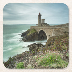 Phare du Petit Minou Square Paper Coaster