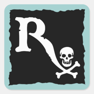 Pharmaceutical Pirate II Square Sticker