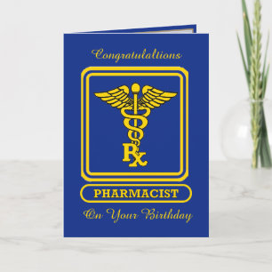 Pharmacist Birthday Card