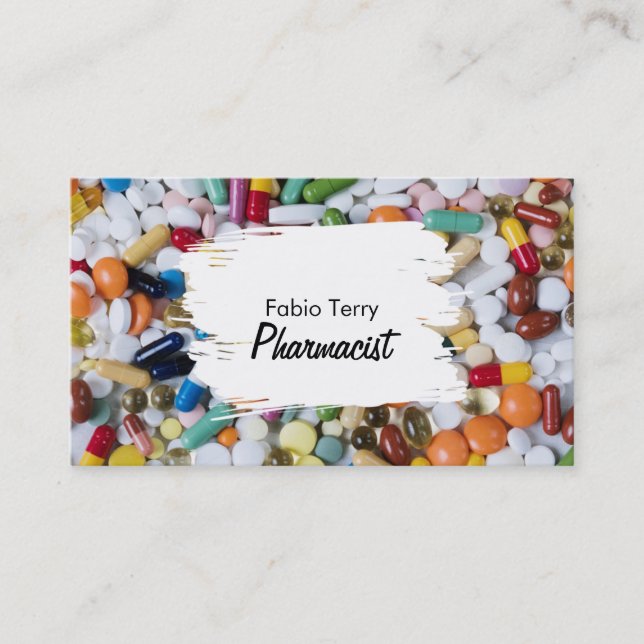 Pharmacist Business Card (Front)