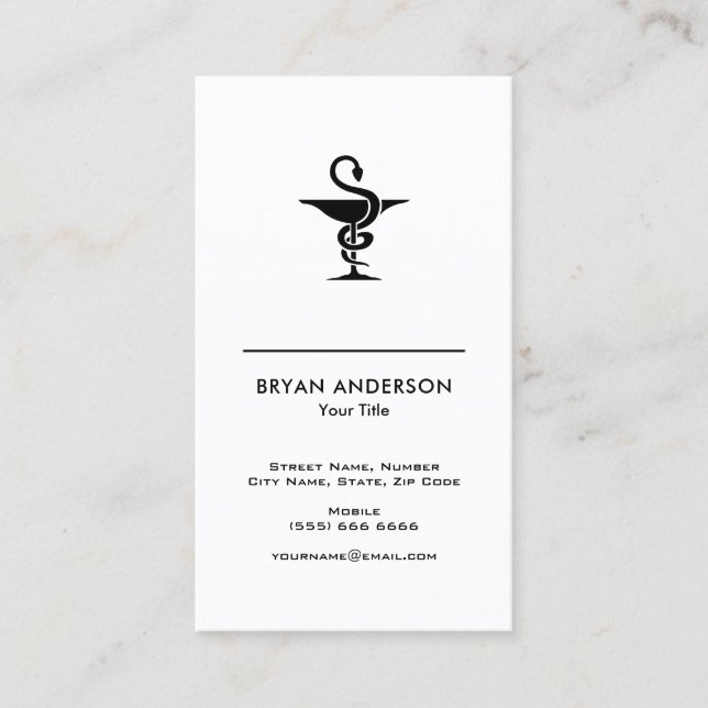 Pharmacist Business Card (Front)
