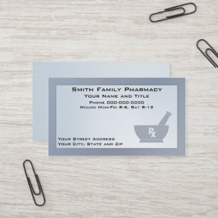 Pharmacist Business Card