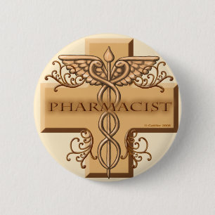 Pharmacist Caduceus   pin