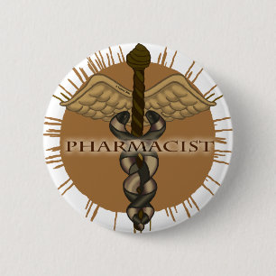 Pharmacist Caduceus  Pin