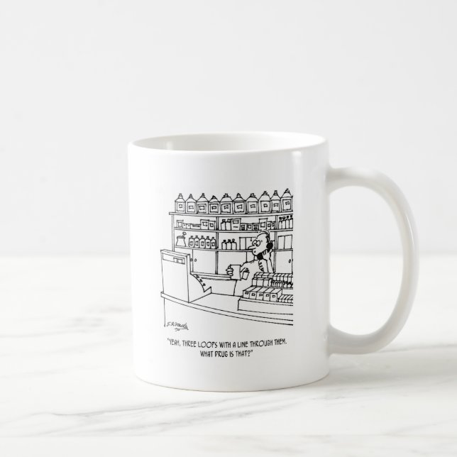 Pharmacist Cartoon 3109 Coffee Mug (Right)