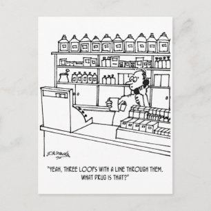 Pharmacist Cartoon 3109 Postcard