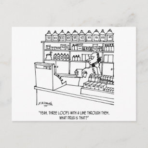 Pharmacist Cartoon 3109 Postcard