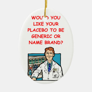 pharmacist ceramic tree decoration