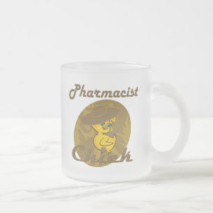 Pharmacist Chick #6 Frosted Glass Coffee Mug