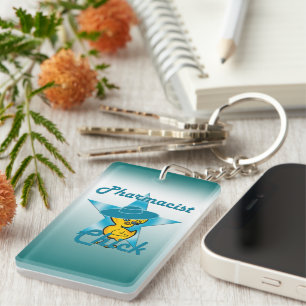 Pharmacist Chick #7 Key Ring