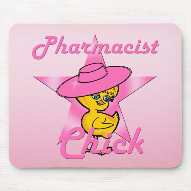 Pharmacist Chick #8 Mouse Mat (Front)