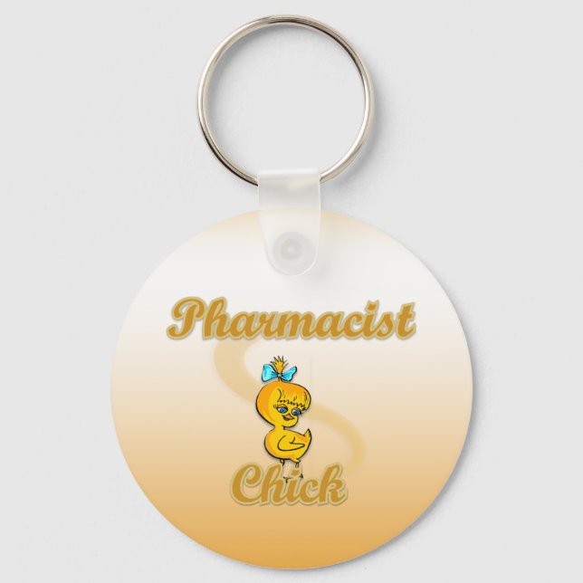Pharmacist Chick Key Ring (Front)