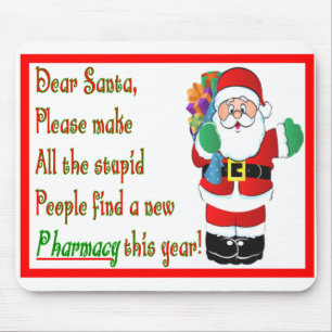 Pharmacist Christmas Cards & Gifts Mouse Mat