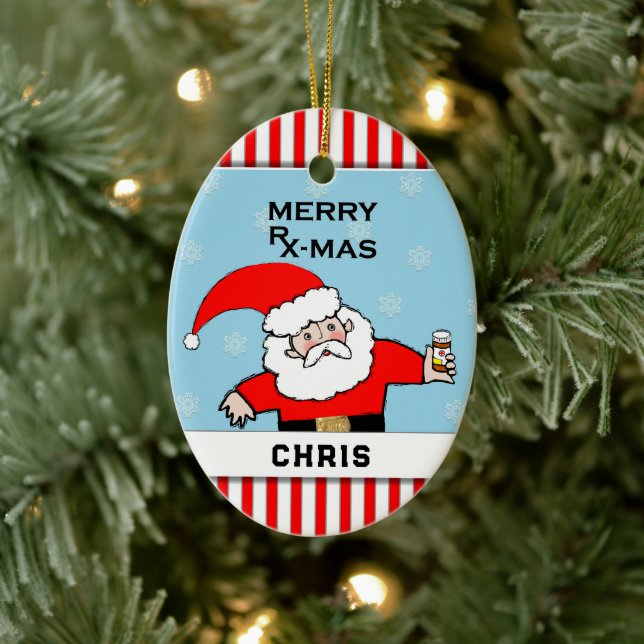 Pharmacist Christmas Collectable Ceramic Tree Decoration (Tree)